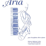 Aria [alto sax] Bozza/Mule - LeDuc Edition