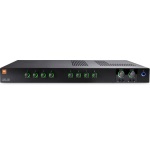 2 x 80W Mixer-Amplifier, Fanless, 70/100V, 1U Full-Rack