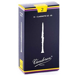 Clarinet Reed - Vandoren #2 - 10pk - REVACL2