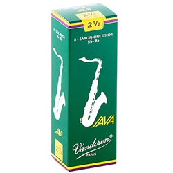 Tenor Sax Reed - Vandoren Java #2.5 - 5pk